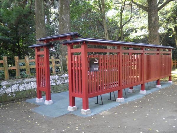 神社仏閣風パーティション