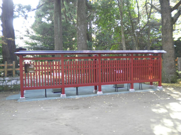 神社仏閣風パーティション